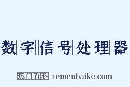 数字信号处理器是什么意思的图片